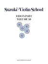 Suzuki Violin School : Violin Part, Volume 10