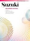 Suzuki recorder school. Volume 3, Soprano recorder : accompaniment part