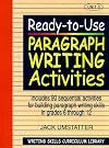 Ready-to-Use Paragraph Writing Activities: Unit 3