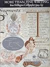 More than fine writing : the life and calligraphy of Irene Wellington