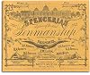 Spencerian Penmanship (Copybook #4)