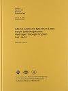 Atomic and ionic spectrum lines below 2000 angstroms : hydrogen through krypton