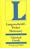 Langenscheidt's Pocket Greek Dictionary