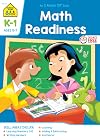 School Zone - Math Readiness Workbook - 32 Pages, Ages 4 to 6, Kindergarten, 1st Grade, Numbers 0-12, Counting, Addition, Subtraction, Shapes, and More (School Zone I Know It!® Workbook Series)