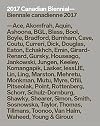 2017 Canadian Biennial (English and French Edition)
