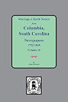 Marriage and Death Notices from Columbia, South Carolina, Newspapers, 1792-1839