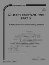 Military Cryptanalysis, Part IV, Transposition and Fractionating Systems
