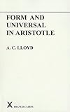 Form and universal in Aristotle