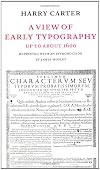 A View of Early Typography: Up to About 1600