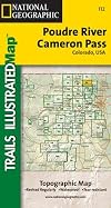 Poudre River / Cameron Pass Trail (Trails Illustrated Map)
