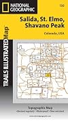 Salida, St. Elmo, Mount Shavano (Trails Illustrated Map)