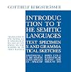 Introduction to the Semitic Languages: Text Specimens and Grammatical Sketches
