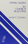 Hymn Notes for Church Bulletins/G3076