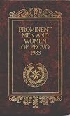 Prominent men and women of Provo, 1983