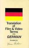 Translation of film/video terms into German