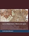 Eco Printing Process Log: A lined log book good for keeping track of materials and processes used in creating eco prints (8.5 x 11, 100 pages)
