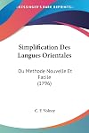 Simplification des langues orientales