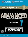 Cambridge English Advanced 1 for Revised Exam from 2015 Student's Book Pack (Student's Book with Answers and Audio CDs (2)): Authentic Examination ... Language Assessment (CAE Practice Tests)