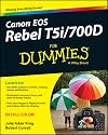 Canon EOS Rebel T5i/700D For Dummies