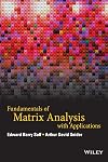 Fundamentals of Matrix Analysis with Applications