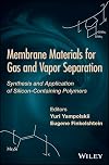 Membrane materials for gas and vapor separation : synthesis and application of silicon-containing polymers