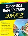 Canon EOS Rebel T6i / 750D For Dummies (For Dummies (Computer/tech))