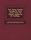 Tom Jones: Comdie Lyrique En Trois Actes, Imite Du Roman Anglais De M. Fielding...