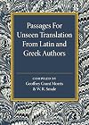 Passages for unseen translation from Latin and Greek authors