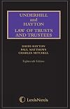 Underhill and Hayton, law relating to trusts and trustees