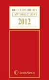Butterworths Law Directory 2012