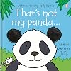 That's Not My Panda. Written by Fiona Watt (Usborne Touchy-Feely Books)