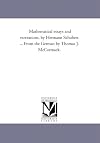 Mathematical Essays and Recreations
