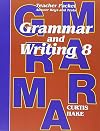 Saxon Grammar and Writing: Teacher Packet Grade 8