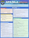 APA/MLA Guidelines - 7th/9th Editions Style Reference for Writing: a QuickStudy Laminated Guide
