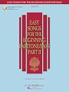 Easy Songs for the Beginning Baritone/Bass - Part II