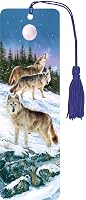 Wolves 3-D Bookmark
