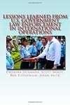 Lessons learned from U.S. Government law enforcement in international operations