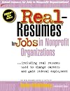 Real Resumes for Jobs in Nonprofit Organizations
