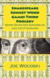 Shakespeare Sonnet Word Games Third Foolery