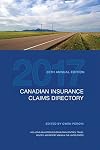 Canadian insurance claims directory 2017