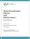Weine Classification Scheme and Relative Index: for Judaica Libraries