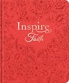 Inspire FAITH Bible NLT, Filament Enabled (Hardcover LeatherLike, Coral Blooms): The Bible for Coloring & Creative Journaling