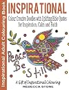 Inspirational Adult Colouring Book: Colour Creative Doodles with Uplifting Bible Quotes for Inspiration, Calm and Faith - The Gift of Colouring