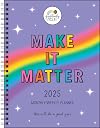 Positively Present 12-Month 2025 Monthly/Weekly Planner Calendar: Make It Matter
