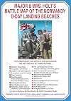Battle Map of The Normandy D-Day Landing Beaches (Major and Mrs Holt's Battlefield Guides)