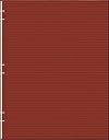 Handstitched Traveller Red Ribbed Unlined