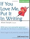 If you love me, put it in writing