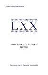 Notes on the Greek Text of Genesis (Septuagint and Cognate Studies)