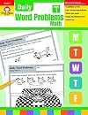 Daily Word Problems, Grade 1 Math