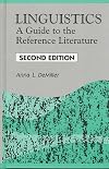 Linguistics : a guide to the reference literature